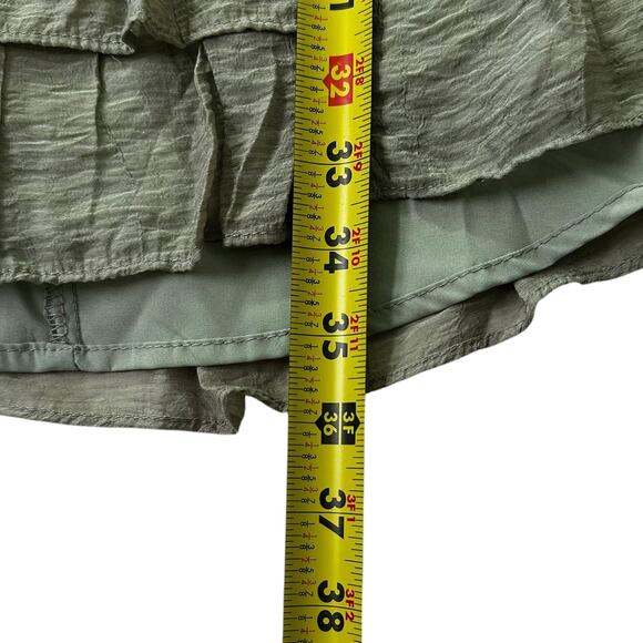 Saints + Secrets Olive Lined Mini A-line Dress Women's Size XL NWT | 12-19-3 - Picture 7 of 7